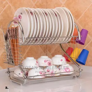Stainless Steel 2 Layers Dish Rack