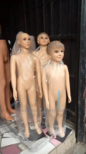 Plastic Kiddies Display Mannequin