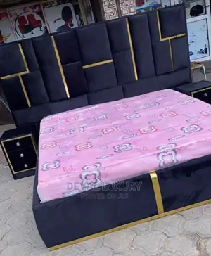 6 by 6 Bedframe With 2 Bedside