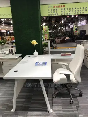 White Glass Table Size 1.8meters