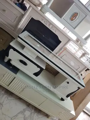 Adjustable TV Stand With Storage Spaces