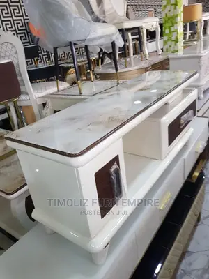 Adjustable TV Stand With Storage Spaces
