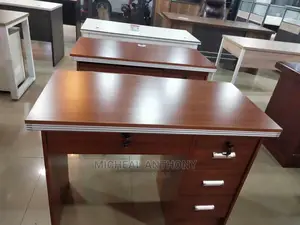 Office Table Wood Design With Three Drawer