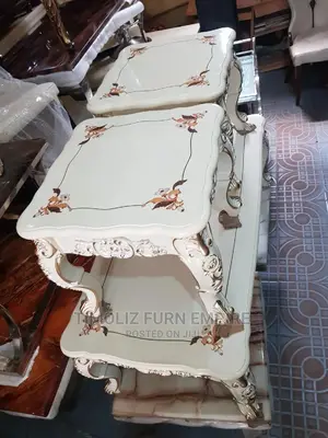 Royal Design Centre Table With Two Side Tables