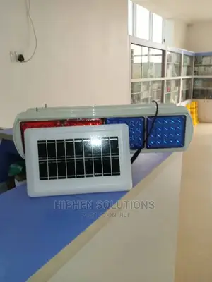 Best Price Solar Blue and Red Solar Warning Light