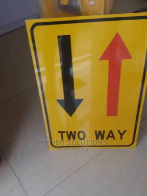Two Way Safety Sign
