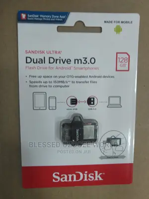 Sandisk 128gb Dual Drive OTG M 3.0 Flash Drive