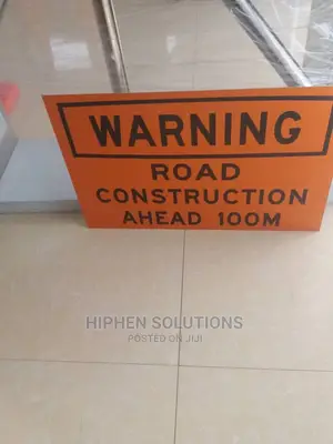 Tough Quality Road Construction Safety Plastic Sign