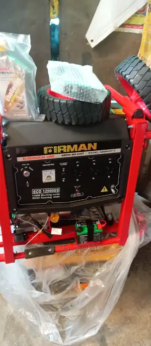 10kva Original 12990 Fireman Petrol Generator, Key 100%Coppa