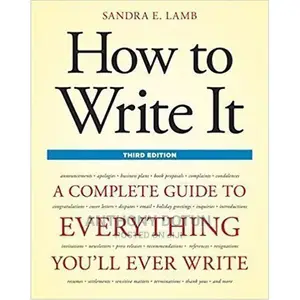 Share This Product
How to Write It, : A Complete Guide