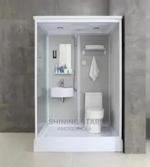 Complete Shower Room With Rest Room