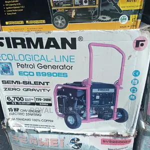 Firman 6.7kva Eco8990es Generator With Key. 100%Copper