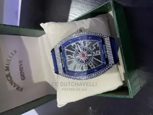 Franck Muller Wrist Watch for Men, Blue Strap
