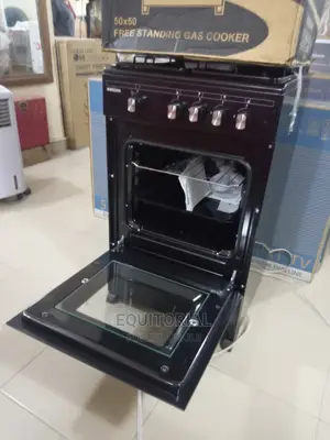 New Bruhm 4 Gas Burner Standing Gas Cooker With Oven