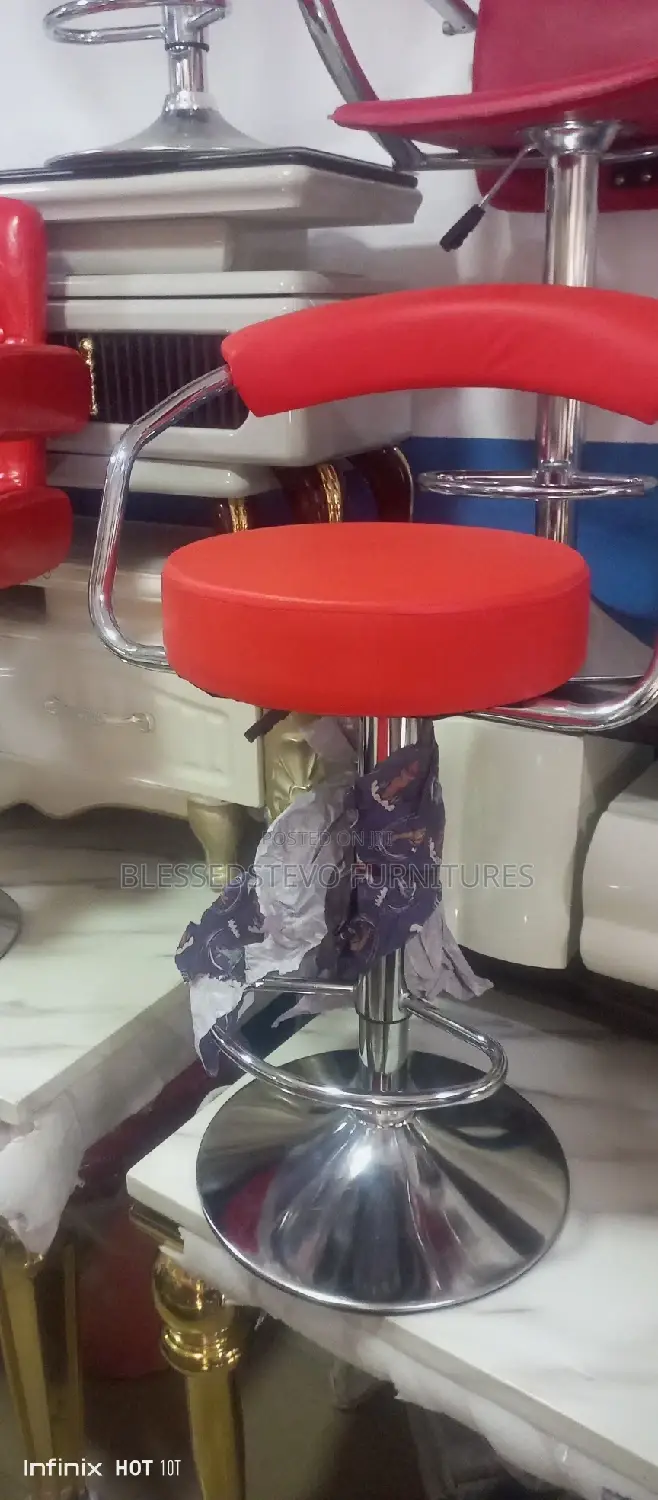 Red Bar Stool
