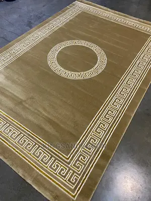5x7fts, Gold and Cream Turkey VIP Center Rug