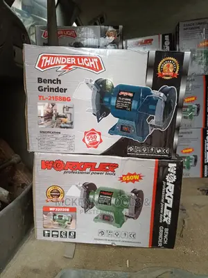 Industrial 8" Bench Grinder - Thunder Light