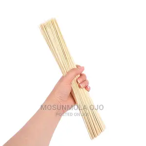 Natural Bamboo Barbecue Skewer Sticks,