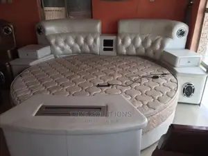 Standard Leather Round Bed Frame for Your Sleeping Comfort