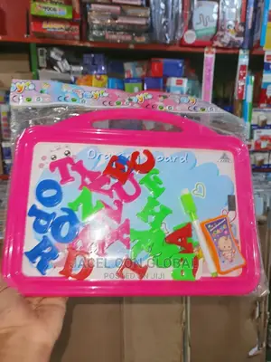 Kids Whiteboard With Magnetic Alphabets (A, B, C)