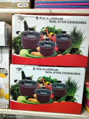 6 PCS Aluminum Cookware Ware Set