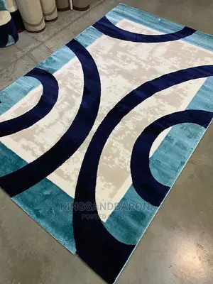 5x7fts Royal/Deep Blue And Cream Turkey Center Rug(7x10 4x6)