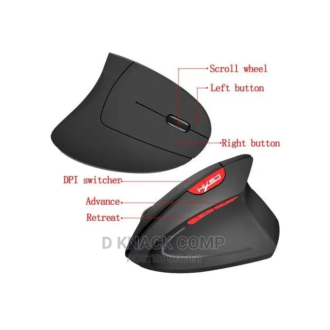 T24 2.4g Wireless Mouse Vertical Ergonomic Mouse