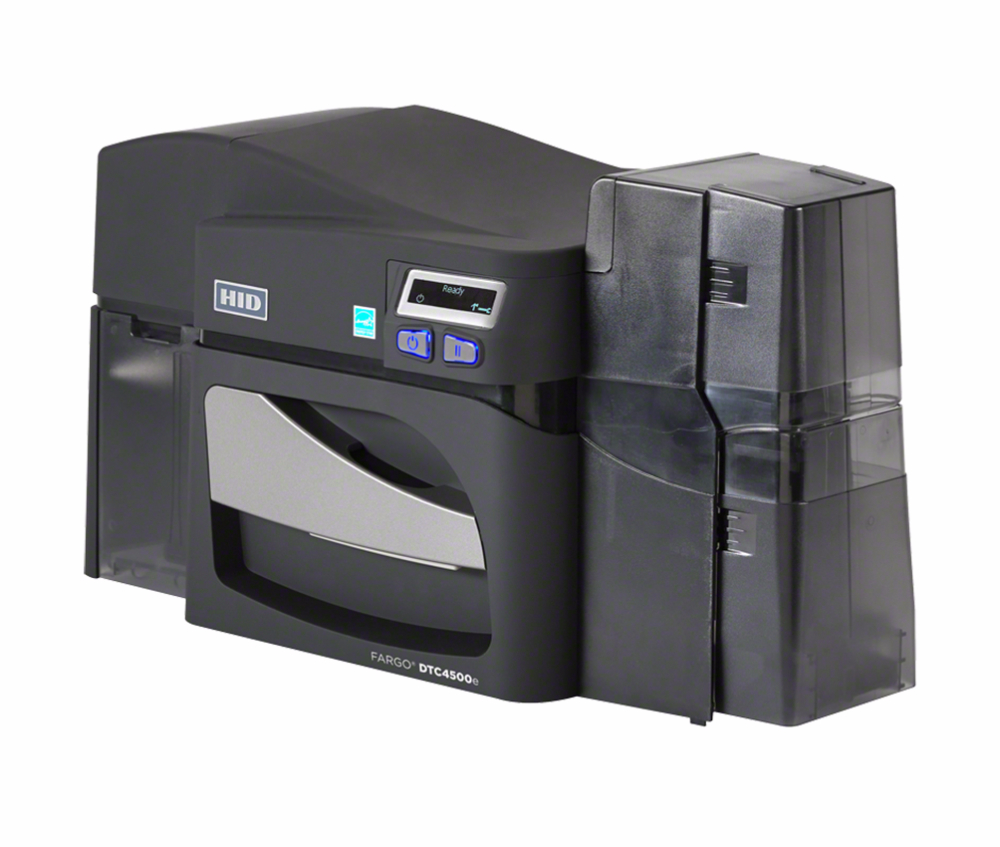 Brand New Fargo Dtc4500e Dual Sided Id Card Printer